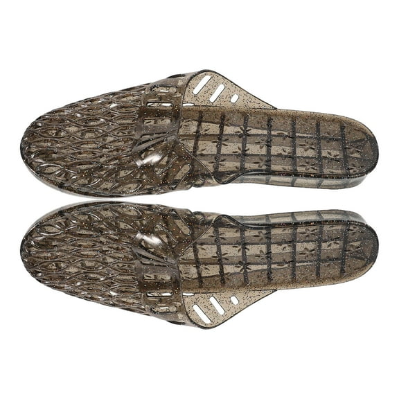 ETHZZLE Jelly Shoes Non Slippery Slippers Women Summer Transparent 1 Pair