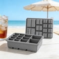 thumbnail image 2 of For Clear Large Ice Cubes – Silicone Tray For Freezer Easy Release And Stackable Design Reusable Party, 2 of 8