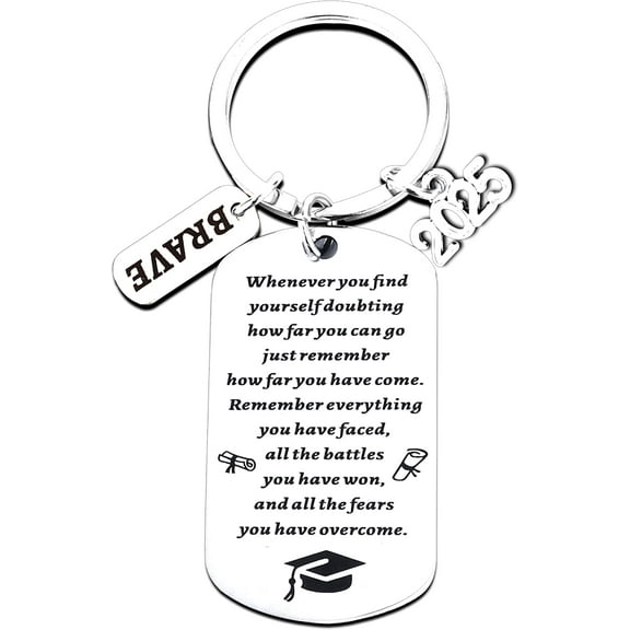 2025 Graduation Gifts for Him and Her - Class of 2025 Graduation Keychains, Inspirational Gifts for Girls, Boys Students