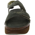 thumbnail image 3 of Muk Luks Womens Bounce House Suede Footbed Slingback Sandals, 3 of 3