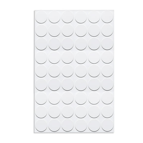 Uxcell Self-adhesive Screw Hole Covers Caps Dustproof Sticker White 1Pcs