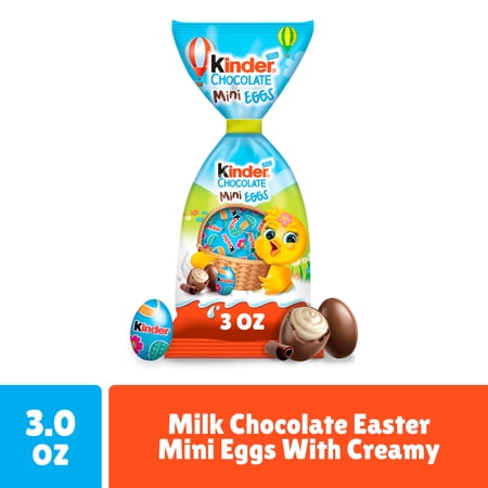 Kinder Easter Mini Eggs Milk Chocolate Individually Wrapped Easter Chocolate Candy 3 oz Kinder Easter Mini Eggs Milk Chocolate Individually Wrapped Easter Chocolate Candy 3 oz
