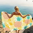 thumbnail image 5 of Guanhe Beach Towel Pineapple Print, Swimming Quick-drying Absorbent Bath Towels Adult Men and Women Portable Shawl Warm Sports Fitness Large Towel 30x60inch, 5 of 7