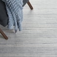 thumbnail image 6 of SAFAVIEH Mirage Handan Distressed Polyester Area Rug, Light Grey/Ivory, 5' x 8', 6 of 11