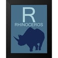 thumbnail image 2 of Lewis, Sheldon 12x14 Black Modern Framed Museum Art Print Titled - Rhino, 2 of 5