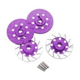 thumbnail image 2 of 4 discos de freno RC, decoración mejorada, cubo hexagonal de 12 mm. Violeta, 2 of 9