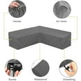 thumbnail image 5 of STARTWO Patio L-Shaped Sectional Sofa Cover Thickened Heavy Duty Outdoor Waterproof & Windproof Furniture Cover, 5 of 7