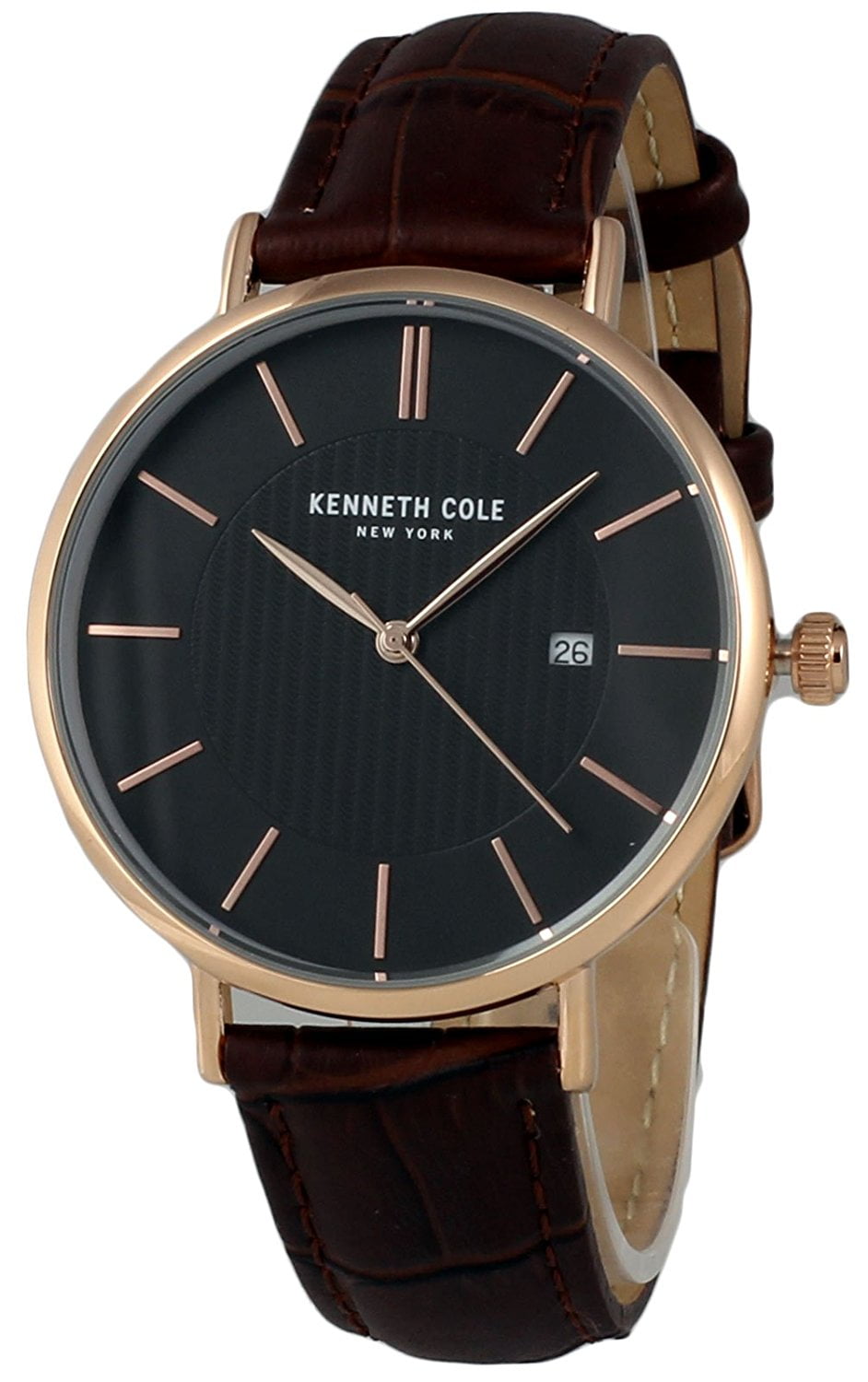 kenneth cole leather watch