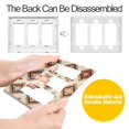 thumbnail image 4 of Yayeee Rocker Switch Wall Plate 1-Gang 4.6"x2.9" Home Decorative Outlet Cover, Geometric Designs, 4 of 6