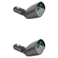 thumbnail image 4 of ZheElen Fast Car Adapter With Dual USB Port And LED Voltmeter Wide Voltage For Most Cars black 2Set, 4 of 6