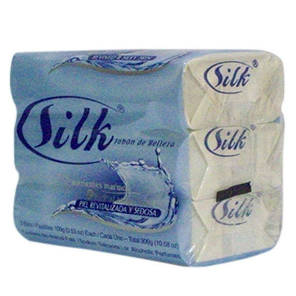 Silk Barre de Beauté avec Nutriments Marins et Humidité Naturelle 3 en 1 Pack (3*100g) Env. 231003