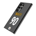 thumbnail image 2 of Keyscaper T.J. Watt Black Pittsburgh Steelers Galaxy Magnetic Bump Case, 2 of 7