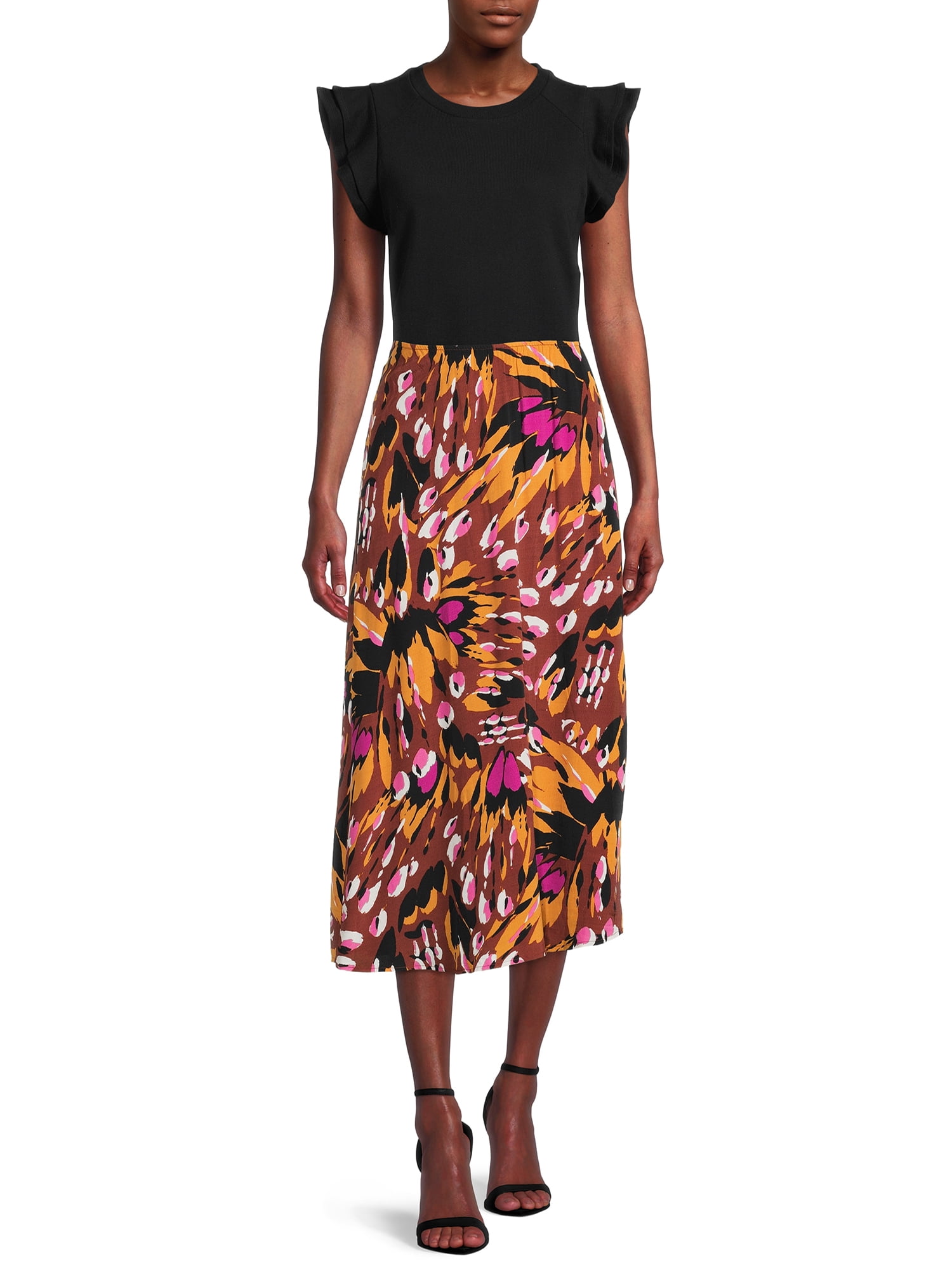 The Get Women's Printed Slip Skirt