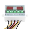 thumbnail image 1 of FLAMEEN Microcomputer Thermostat, Firm High Brightness ZFX-ST3012, Temperature For Industry, 1 of 8