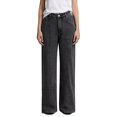 thumbnail image 3 of Women's Retro Dark Wash High Waisted Flare Jeans Wide Leg Denim, 3 of 9