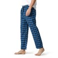 thumbnail image 3 of skpabo Men's Plaid Pajama Pants Lounge Sleep Bottoms Brushed Soft Lounge Sleep PJs Bottoms with Drawstring, 3 of 4