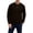 Coffee, variant on Mens Solid Color Half Zip Long Sleeve Knit Shirt Casual Soft Breathable Tops For Daily Work And Casual Wear Olive