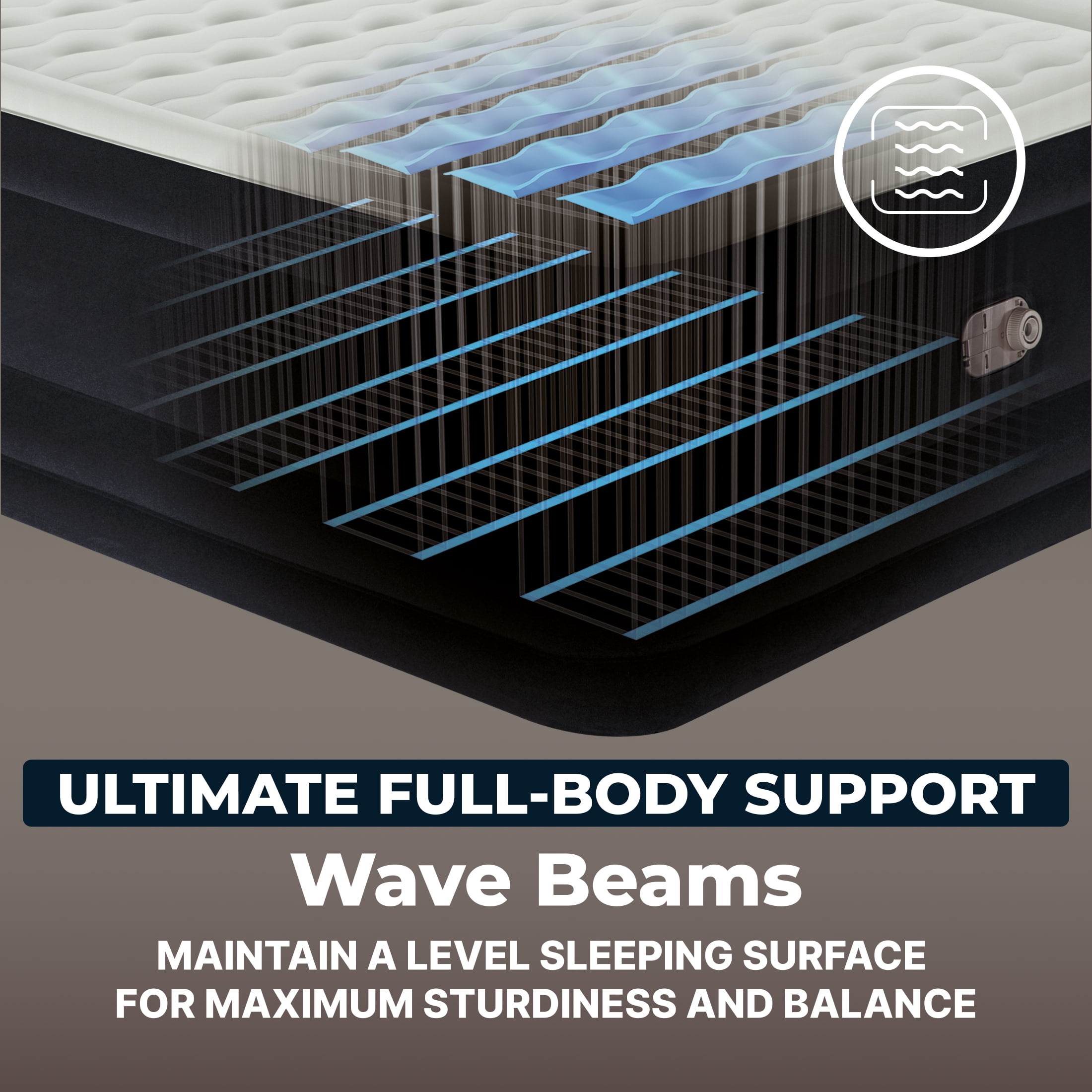 Bestway SleepSupport Air Mattress Queen 24” with Built-in AC Pump