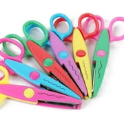 SIISLL Decorative Paper Edge Scissor Set 5'' Colorful Paper Edger Scissors Great for Kids, Teachers, Crafts, Scrapbooking