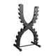 thumbnail image 5 of Estante para mancuernas Estante para pesas Entrenamiento de fuerza Soporte para ahorrar espacio Acero 1-10 kg Estante para mancuernas deportivas de 10 Negro, 5 of 8