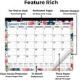 Large Desk Calendar 2025 (Floral) 22X17 Monthly Desktop Calendar, Use