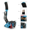 thumbnail image 4 of thinsony 14-Bit Aluminum Alloy PC Handbrake USB Handbrakes Clamp for Racing Games Blue, 4 of 7