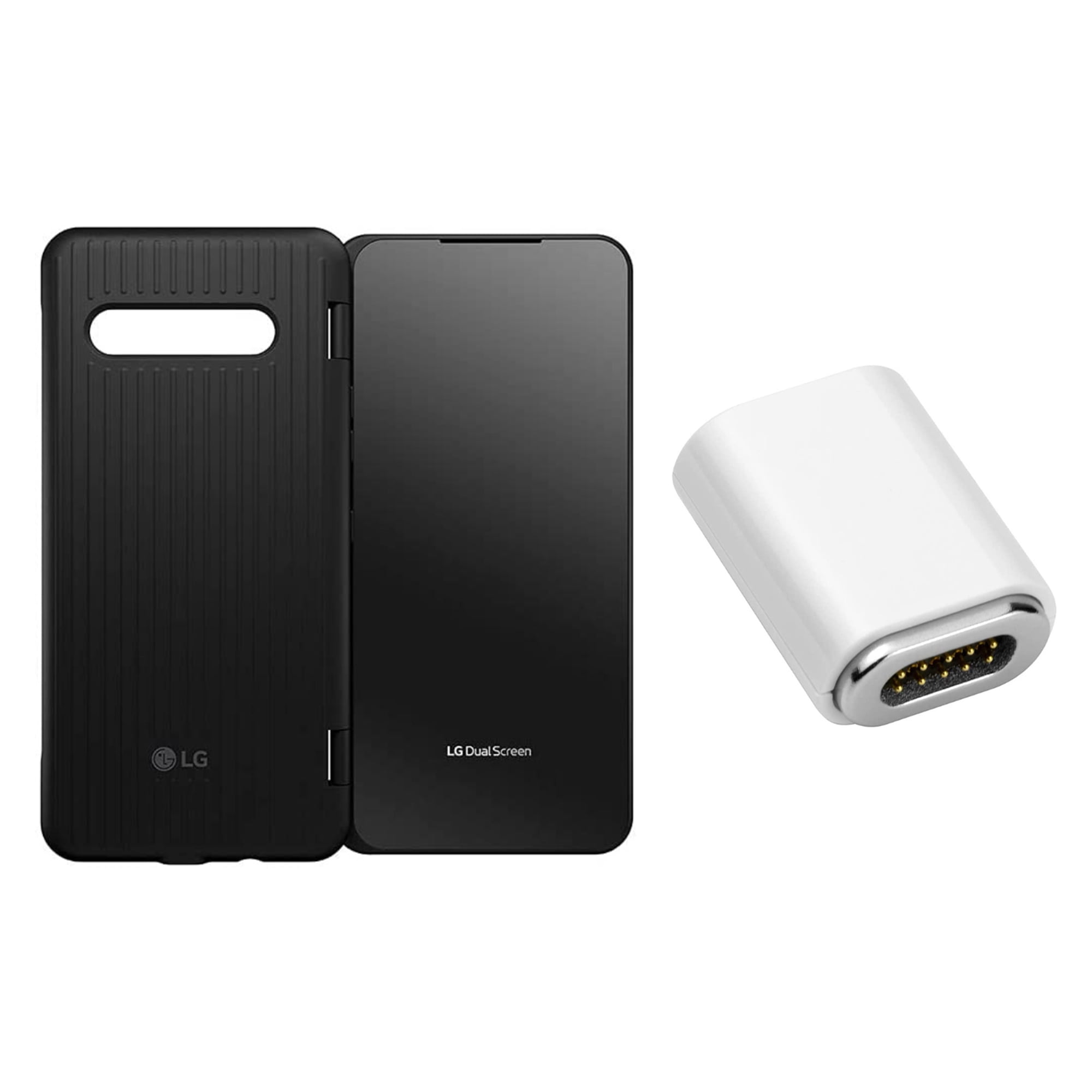 LG Dual Screen Case for LG V60 ThinQ 5G Black (LMV605N) Bundled with