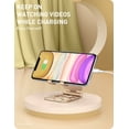 thumbnail image 6 of i-Blason Cell Phone Stand, Foldable Adjustable Phone Mount Holder, Compatible with iPhone 13/iPhone 12/11/Galaxy S21/Pixel 6, Android Smartphones, All Smart Phone (Myth), 6 of 7