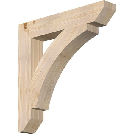 

Ekena Millwork 5 1/2 W x 34 D x 34 H Thorton Slat Smooth Bracket Douglas Fir