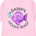 thumbnail image 4 of Inktastic Daddy's Fishing Buddy with Cute Purple Fish Boys or Girls Long Sleeve Toddler T-Shirt, 4 of 5