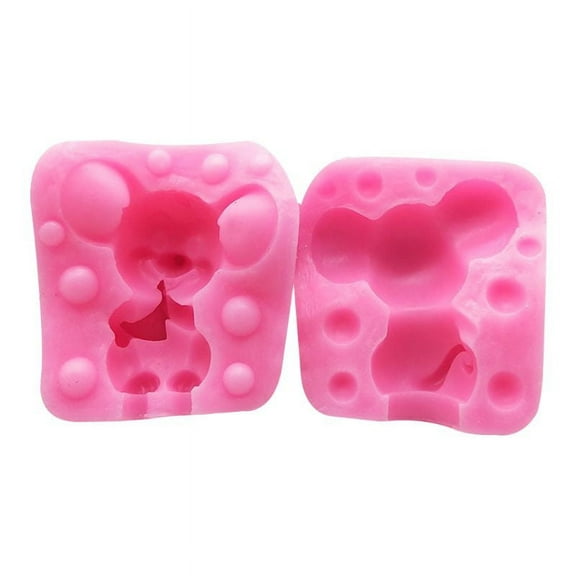 Small Mouse Decor Candle Silicone Mold Epoxy Resin DIY Ornaments Making Soap Melt Resin Clay Home Decorations