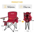 KingCamp Lightweight Big and Tall Travel Camping Chair, Heavy Duty