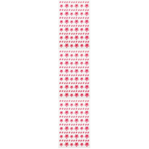 3 Sheets of Flower Stickers Decals Self Adhesive Cherry Blossom Stickers Floral Stickers for Face