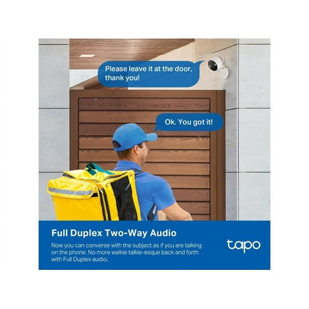 TP-Link Tapo 2K QHD Security Camera, Indoor/Outdoor, Color Night Vision, Free Person/Pet/Vehicle Detection, Invisible IR Mode, SD Storage (Tapo C120)