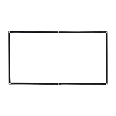 JOGZMZ Portable Soft Screen 150 Inch Projector Screen Outdoor Movie Screen