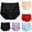 Black, variant on Dmsael 5 Pack Control Underwear for Women Women's Cotton Underwear High Waisted Full Coverage Ladies Panties Pink,XL