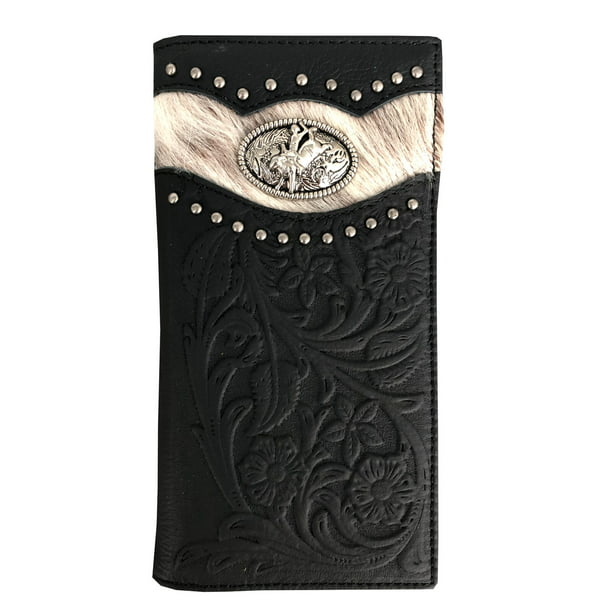 Janhooya - Westem Wallet Genuine Leather Cowboy Long Bifold Wallet for Men Rodeo - mediakits.theygsgroup.com ...