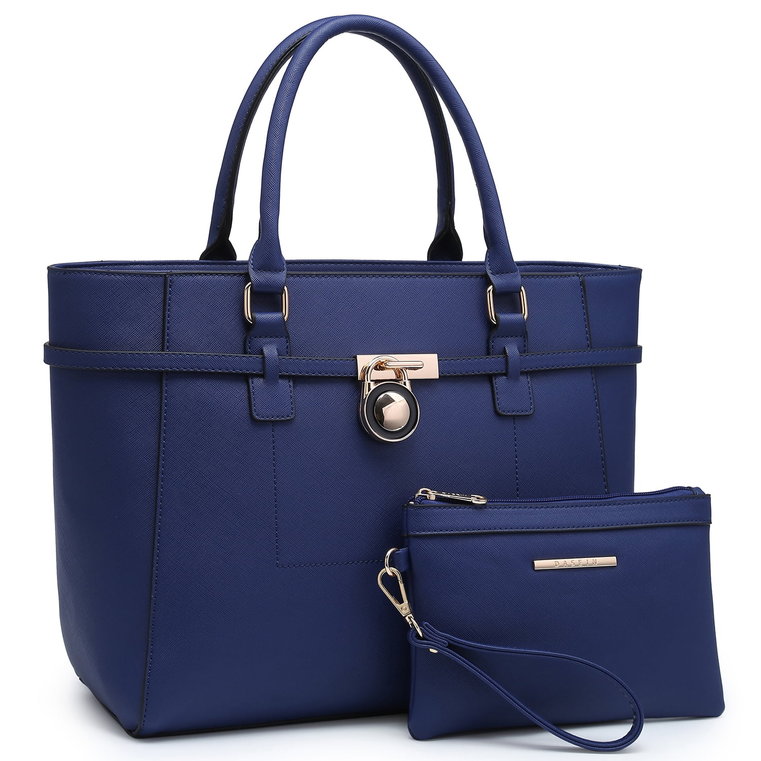 Women's Handbag Large Top Belted Padlock Shoulder Bag Tote Satchel ...
