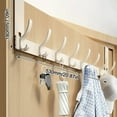 thumbnail image 6 of Door Behind Hook Storage Wall Hanging Clothes Hanger Coat Hook Punch-free Hanger Bedroom  Kitchen Organizer Quick Installation, 6 of 9