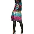 thumbnail image 1 of Baberdicy Cardigan pour Femmes, Veste à Sequins, Manches Longues, Décontractée, Brillante, Col à Revers, Manteau de Fête, Trench-Coat Rave pour Femmes, 1 of 8