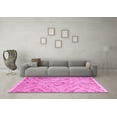 thumbnail image 3 of Ahgly Company Indoor Rectangle Abstract Pink Contemporary Area Rugs, 2' x 5', 3 of 4