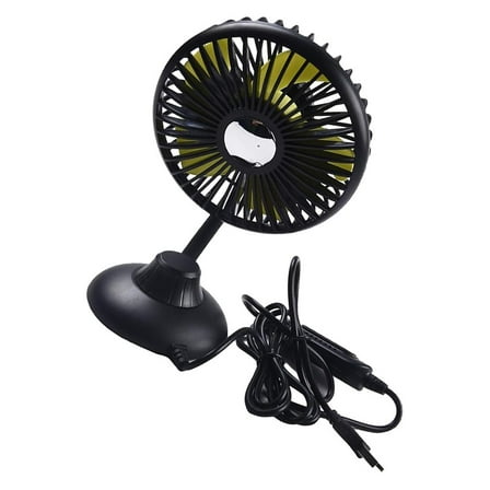 HOMEMAXS Small Fan For Cars Usb Powered Car Fan For Dash Multi-Functional Cooling Fan For Car Interior Car Fan Dashboard Electric Cooling Fan