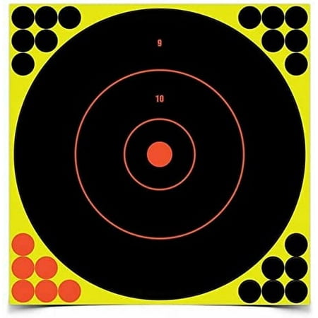 Dragon Targets 12 X 12 Reactive Bulls-Eye Splattering Targets (50 Pack)