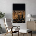 thumbnail image 2 of Wall26 Canvas Print Wall Art Aerial View City Lights Cityscape Skyline Downtown Buildings Photography Realism Decorative Panoramic Multicolor Landscape Scenic Modern Art for Bedroom - 24" x 36", 2 of 5