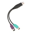 thumbnail image 2 of Convertidor de Cable USB Doble Sunnimix Adaptador convertidor USB a PS2, 2 of 6