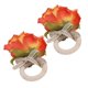 thumbnail image 1 of Decoración de boda, 2 uds, novedad, servilletero de madera, servilletero de flores, anillo de servilleta de rendimiento sólido, 1 of 8