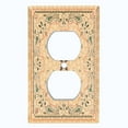 thumbnail image 2 of Metal Light Switch Plate Cover Beige Paisley Bandana Spotted Tile Pattern TIL080, 2 of 13