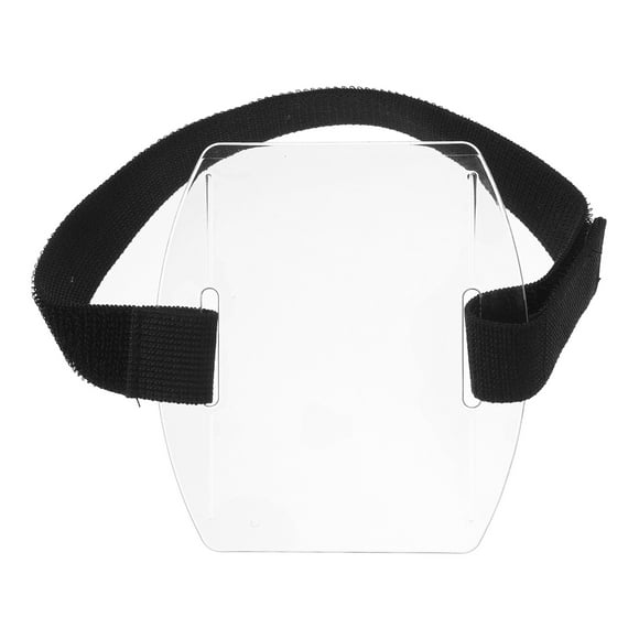 Shisuyan Porte-Badge Imperméable pour Bras, Porte-Badge d'Identité, Porte-Badge d'Identité en PVC Haute Visibilité avec Ceinture Ajustable, Sac Transparent pour Carte d'Identité sur le Bras