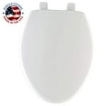 thumbnail image 2 of Mayfair Elongated Solid Plastic Toilet Seat, 2 of 2