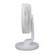 thumbnail image 5 of Pequeño ventilador de escritorio con carga USB, velocidad del viento ajustable, 30 grados, giratorio, silencioso, 1200mAh, miniventiladores para estudiantes, 5 of 10